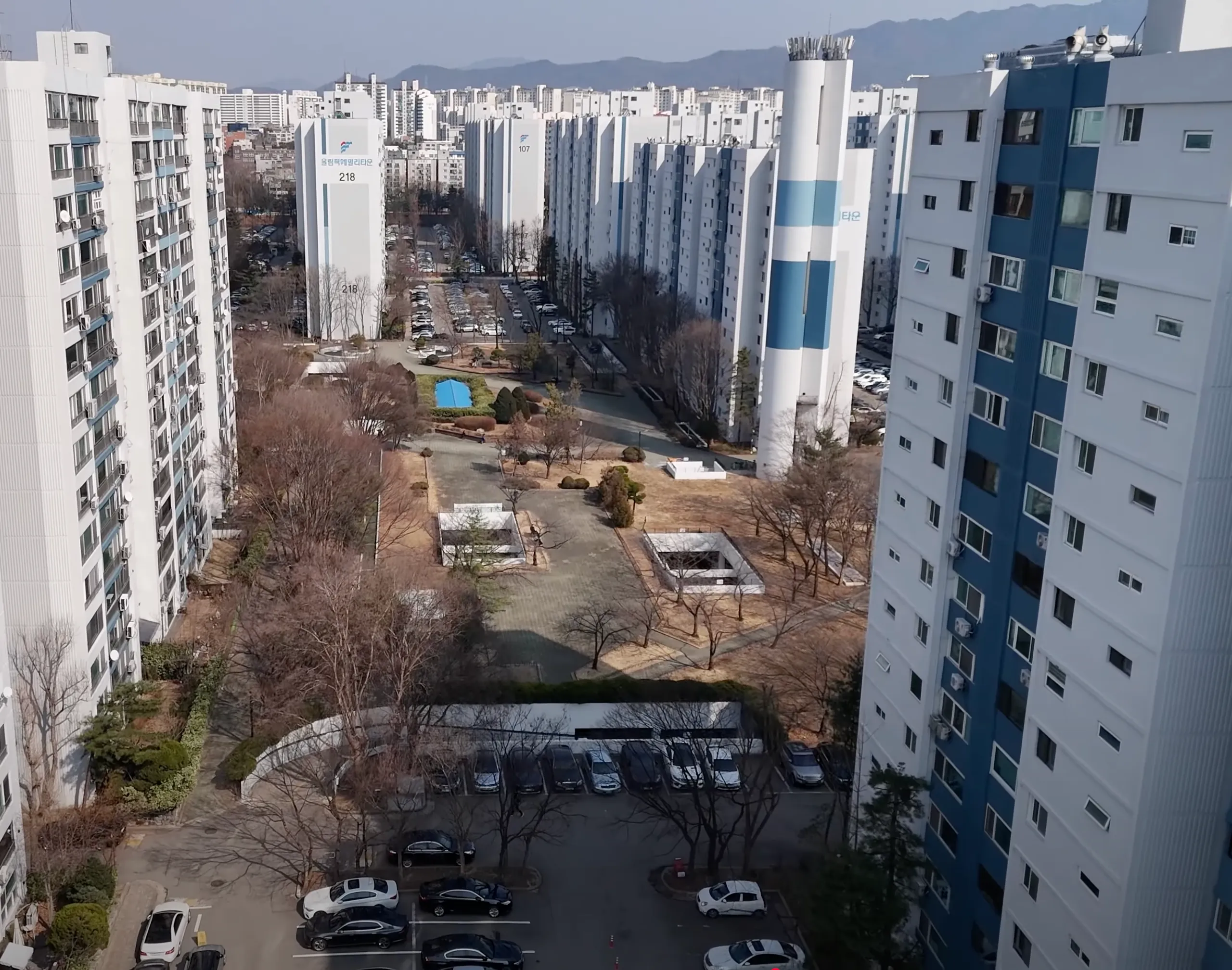 단지 내부 동간 전경
